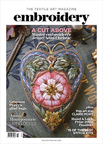 Embroidery - The Textile Art Magazine
Interview with Cath Janes